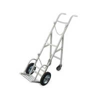 Industrial Oxygen Cylinder Trolley - Color: White