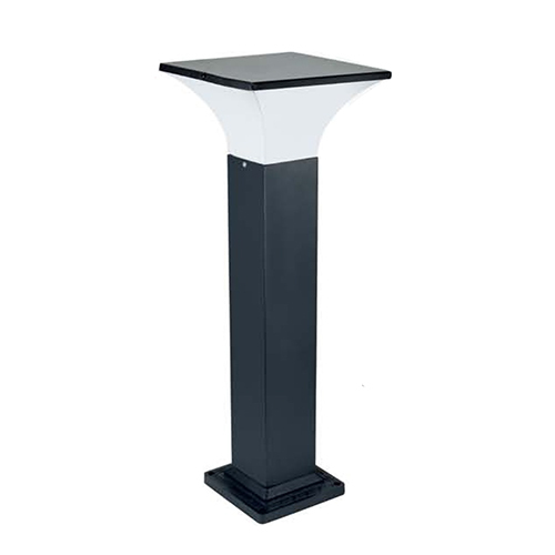 Bb-162 2 Feet Bollard - Color: Black