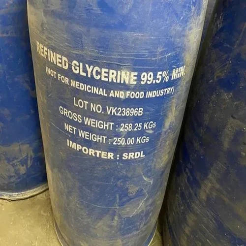 250Kg Refined Glycerine Liquid - Grade: Industrial Grade