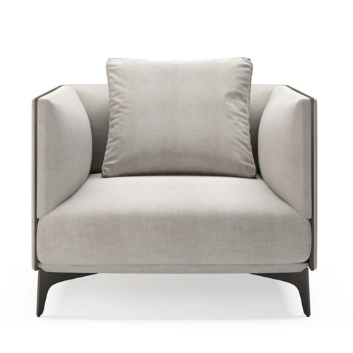 Fabric Arm Chair With Armrest