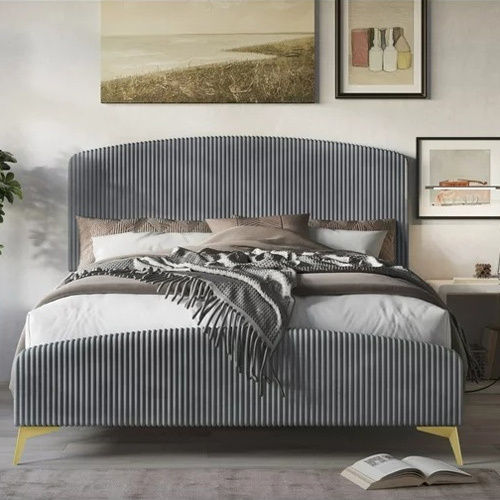 Martins Tufting Grey Bed