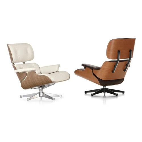 White Version Eames Lounge Chair - Design: Standard