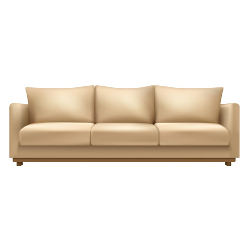 Brown Official Sofa Set Of 3 Seater