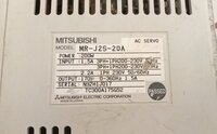 MITSUBISHI MR-J2S-20A (SR NO:-N9ZH1J017) SERVO DRIVE