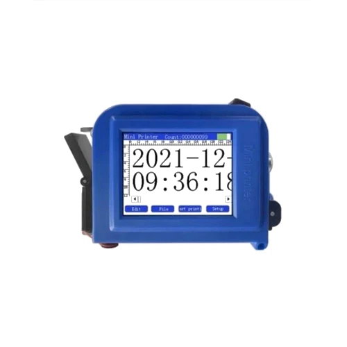 Industrial Batch Coding Machine - Color: Blue