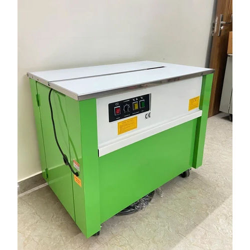 Semi-Automatic Box Strapping Machine - Color: Green