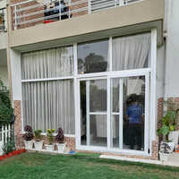 White UPVC Balcony Window