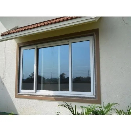 White UPVC Sliding Window