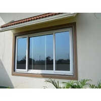 White UPVC Sliding Window