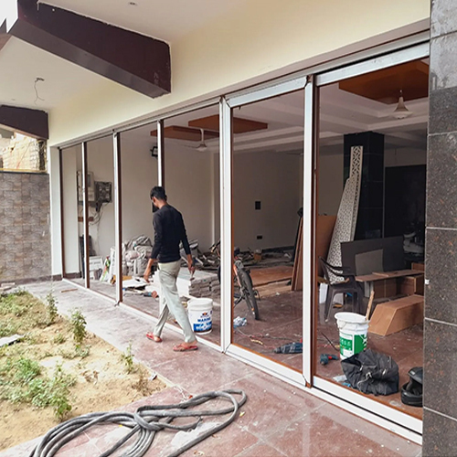 White UPVC Slidng Door