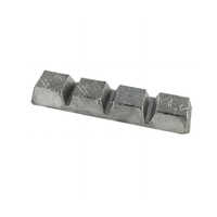5 Kg White Metal Alloy Block - Color: Silver