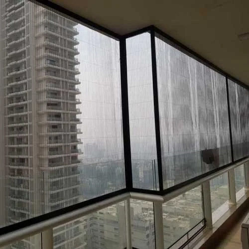 Pleated Mosquito Mesh For Balcony - Mesh Size: As Per Required