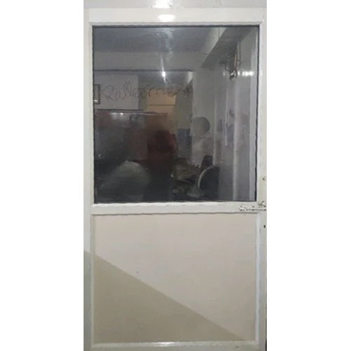 Aluminium Frame Glass Single Sliding Door - Application: Office