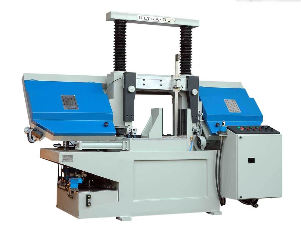 METAL CUTTING HORIZONTAL DOUBLE COLUMN BAND SAW MACHINE