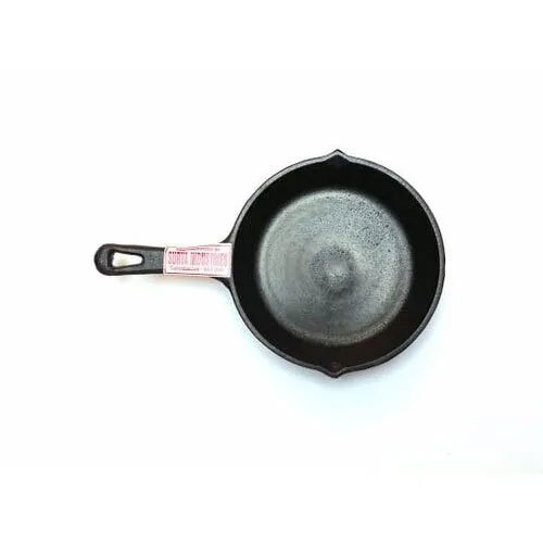 Cast Iron Opening Skillet Pan - Interior Coating: Polished