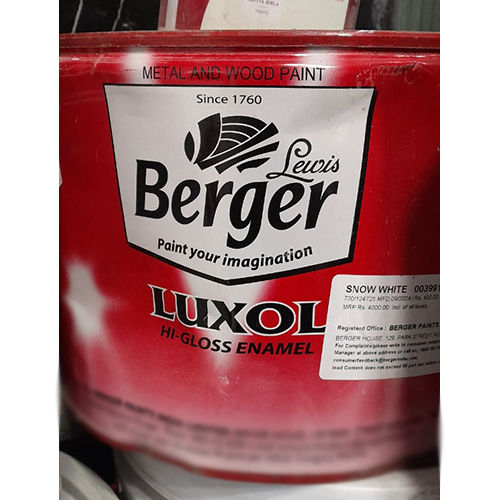 Berger Luxol Hi Gloss Enamel Paint - Color: Any Color