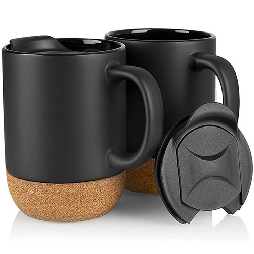 Black Cork Coffee Mug