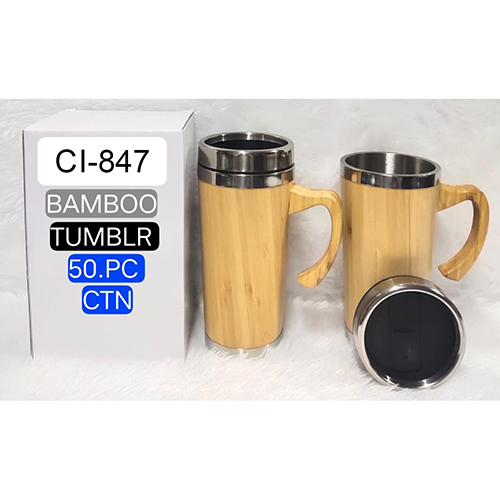 Ci-847 Bamboo Tumbler - Color: Brown