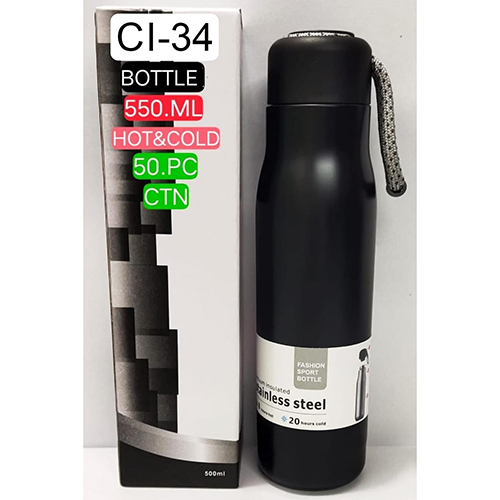 Ci-34 Hot And Cold Water Bottle - Color: Black