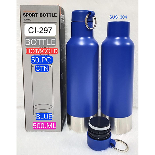 CI-297 500ml Blue Hot And Cold Water Bottle