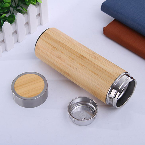 Wooden Water Bottle Si-21 - Color: Brown