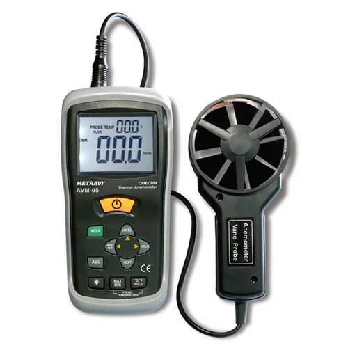 Digital Thermo Anemometer With CMM And CFM