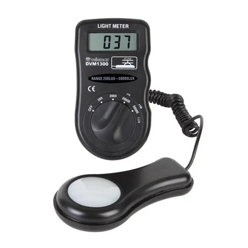 Digital Lux Light Meter - Color: Black