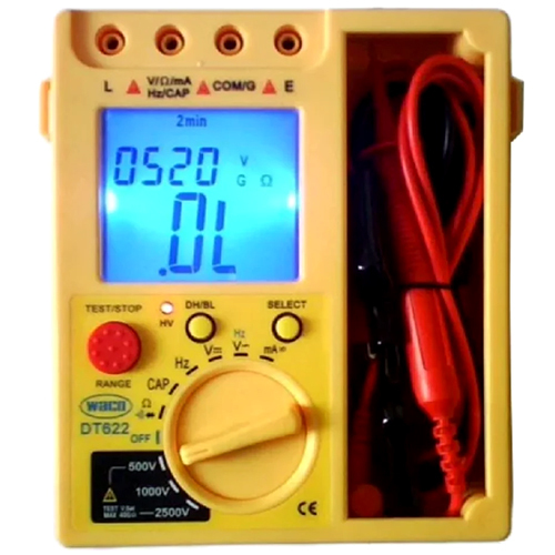 Waco Megger Insulation Tester - Color: Yellow