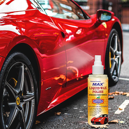 Lwp 200ml Max Liquid Wax Polish - 200ml Size, Safe For All Car Paint Types, Effective Cleaning Function, Shiny Finish For Vehicles