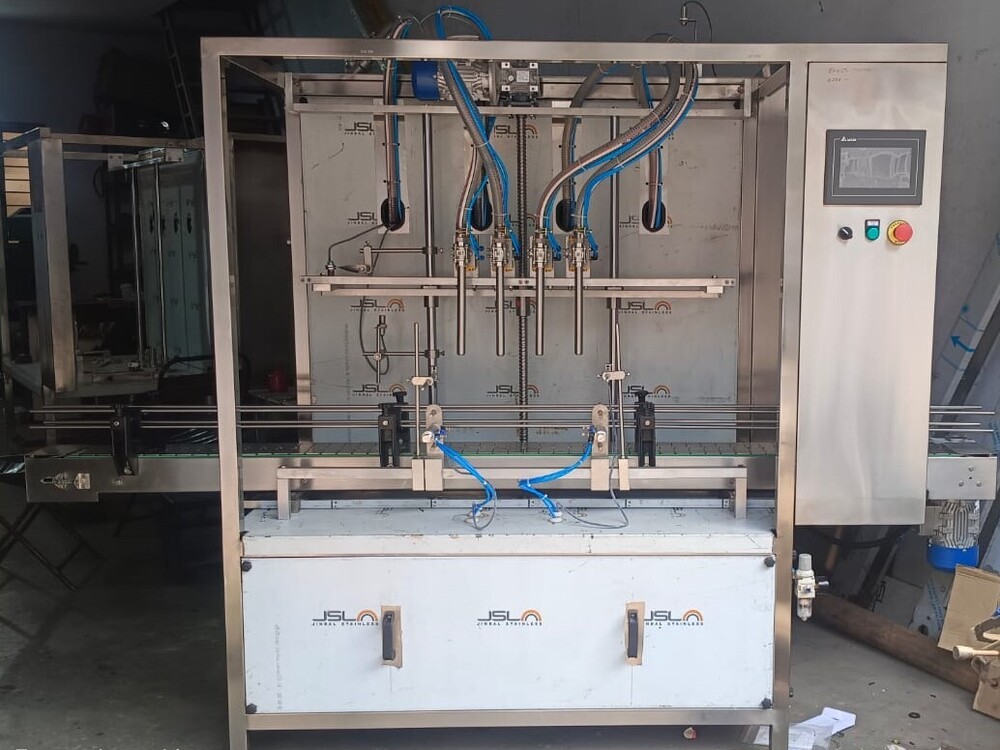 Automatic Four-head Milk Filling Machine - Food-grade Stainless Steel, 2,000mm X 1,000mm X 1,800mm | High Precision Filling, User-friendly Touchscreen Control, Eco-friendly Operation, Anti-drip Mechanism