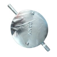 Electric Fan Box - Stainless Steel, 5 Inches , Silver Color, Polished Paint Finish, Scratch-resistant Powder Coating