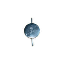 Gi Ceiling Fan Box - Galvanized Iron, 2 Inch External Size, Silver Color, Polished Powder Coating, Durable Support For Ceiling Fans