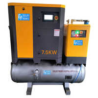 Tank Mounted Screw Compressor - Air Flow Capacity: 15 Cfm - 400 Cfm Cubic Feet Per Minute (ft3/min)