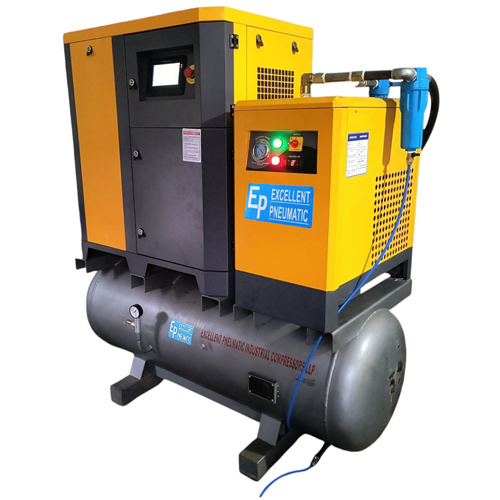 20 Hp Tank Mounted Screw Compressor