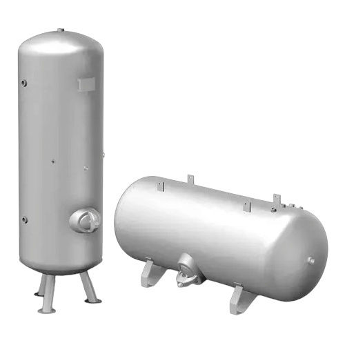 1000 Ltr Air Reciver Tank - Color: Silver Paint Coated