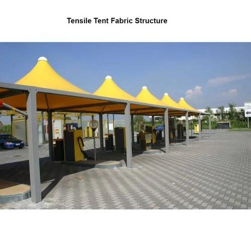 Tensile Tent Fabric Structure - Durable UV-Resistant Polyester, Versatile Outdoor Canopy Solution