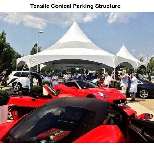 Tensile Conical Parking Structure