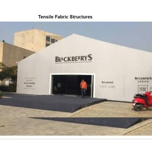 Tensile Fabric Structures - PVC Panel, Sandwich Wall, White Color | PU Insulation, PVC Roof Material