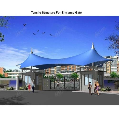 Tensile Structure For Entrance Gate - Color: As Per Choice