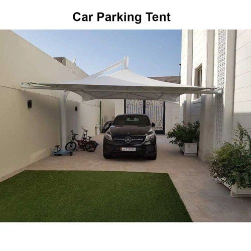 Car Parking Tent - Color: White