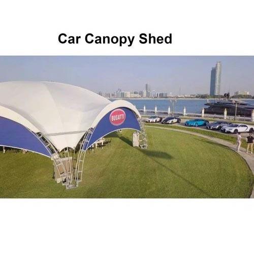 Car Canopy Shed - Color: White