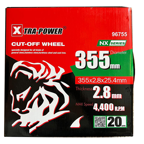 Xtrapower 14 Cut Off Wheel - Material: High Speed Steel