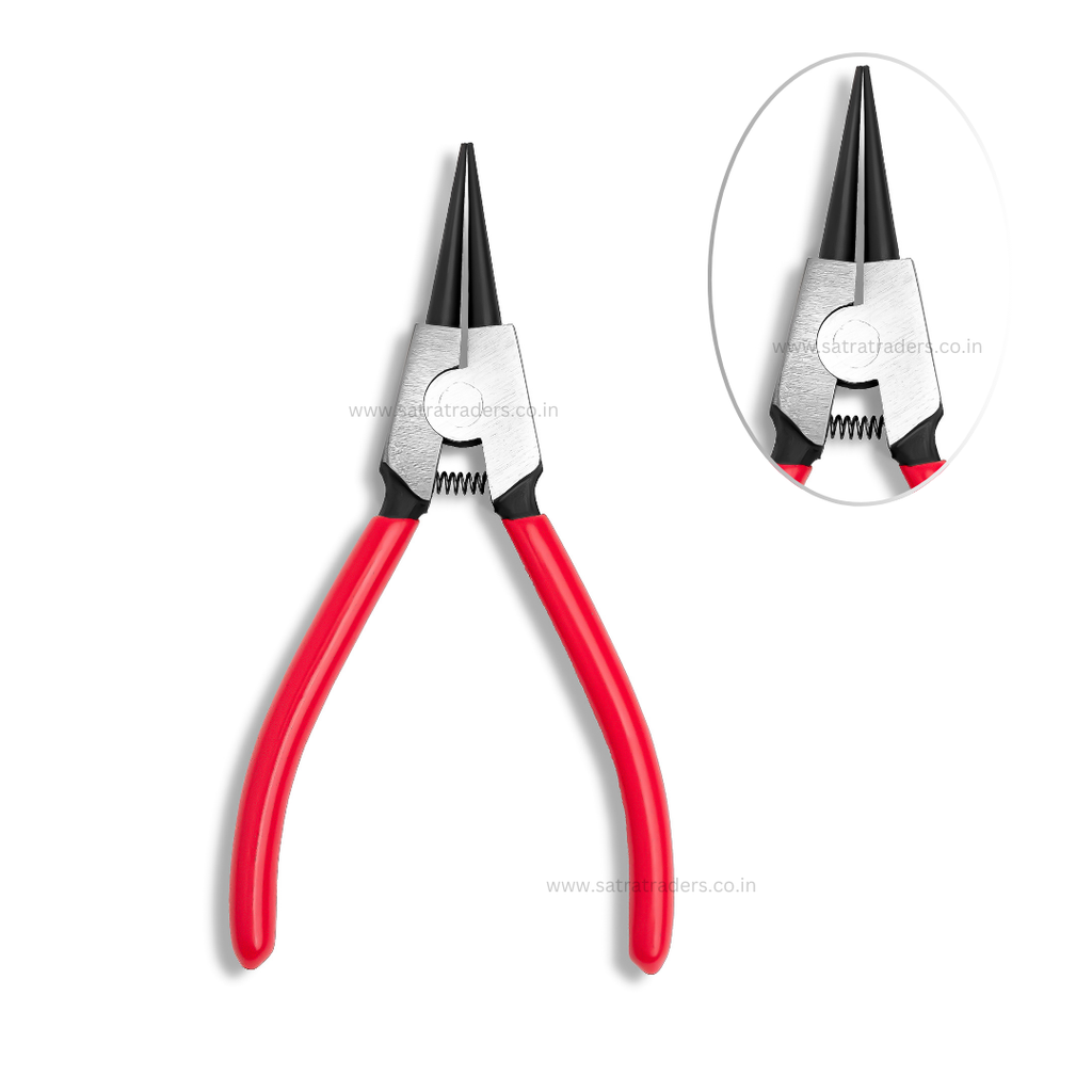 Round Nose Plier - Precision Engineered Steel, Ergonomic Grip Design | Ideal For Jewelry Making, Wire Crafting, And Electrical Works