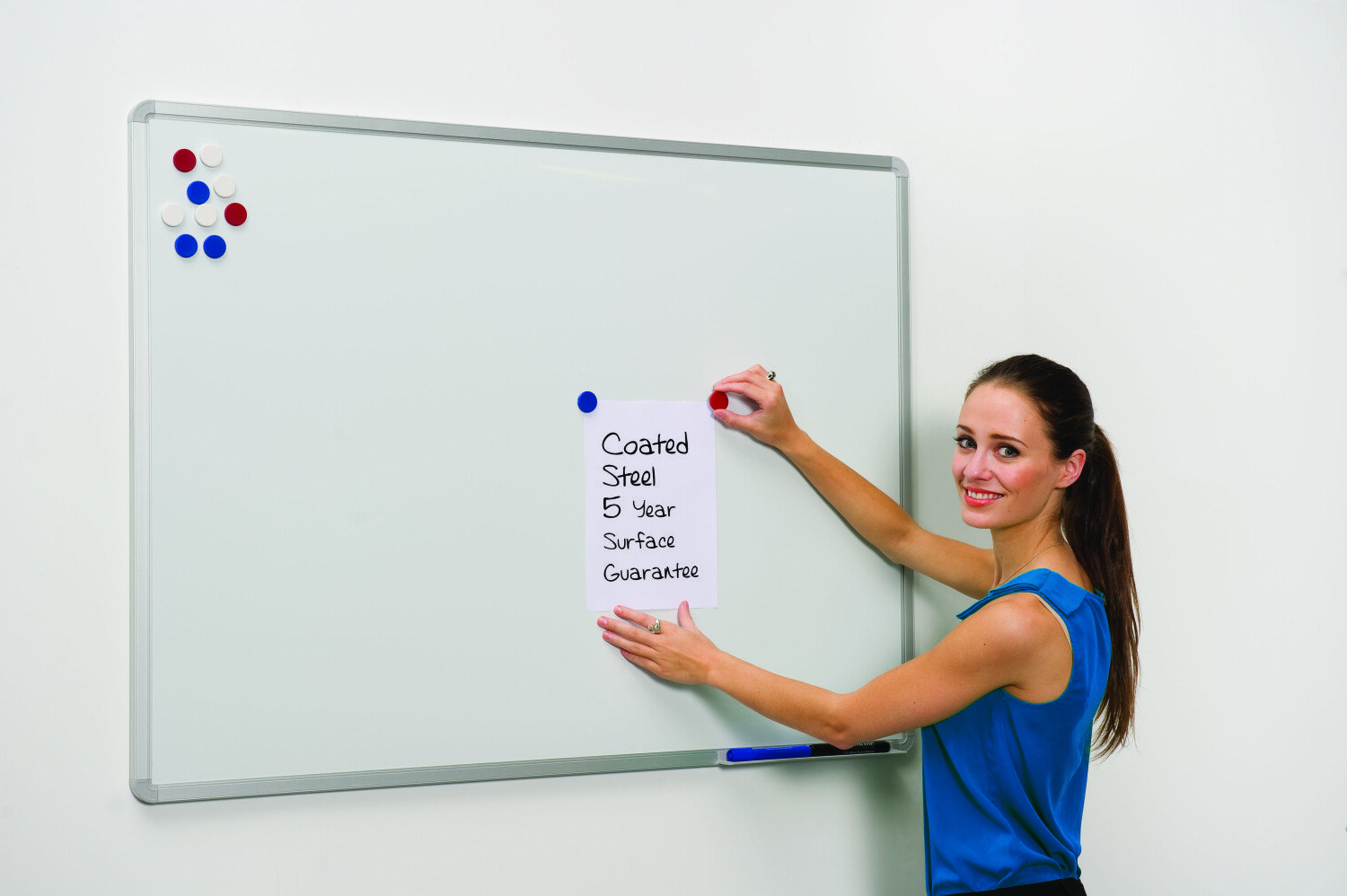 12x24 Inch Office Non Magnetic Whiteboard