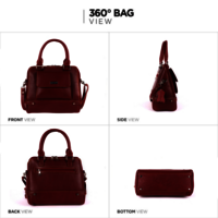 Ladies Maroon Hand Bag