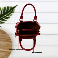 Ladies Maroon Hand Bag