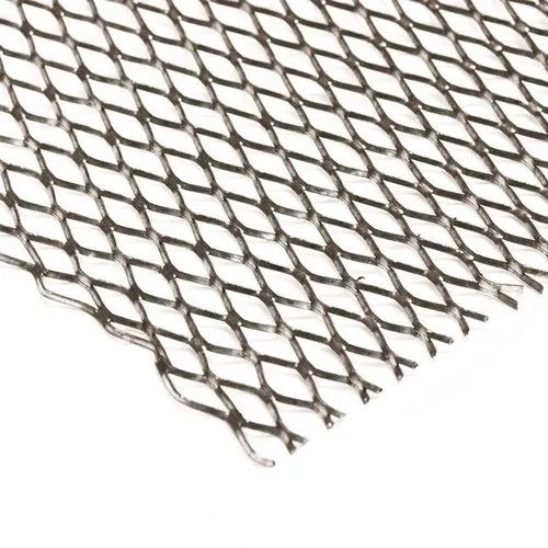 Expanded Metal Wire Mesh - Color: Silver