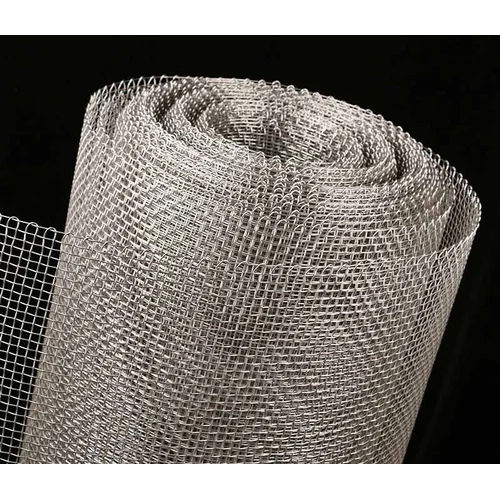 Industrial Stainless Steel Wire Mesh - Color: Silver