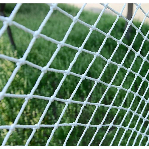 Garden Fencing Net - Durable Polyester Fabric, Sleek White Color | Includes Warranty, Ideal for Garden and Site Protection