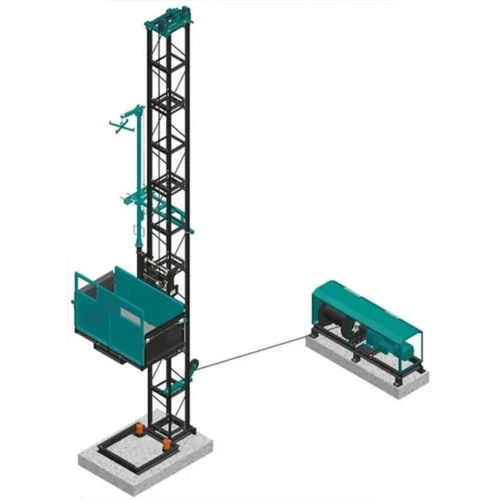 Material Hoist Lift - Capacity: 750 Kg/Hr